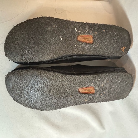 CLARKS ORIGINALS Sz 8 Leather Mary Jane Shoes Ballerina Style Buckle Closure - Picture 7 of 12